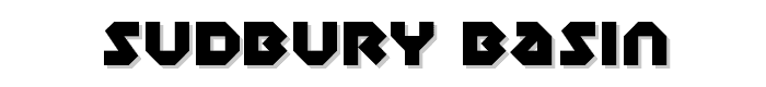 Sudbury Basin font